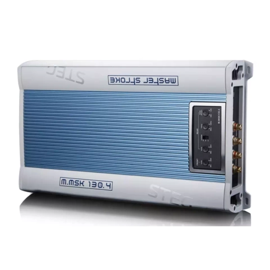 Steg M.MSK130.4 – 4-kanałowy wzmacniacz klasy D Hi-End Car Audio